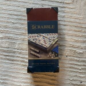 Scrabble Deluxe Travel Edition new and sealed